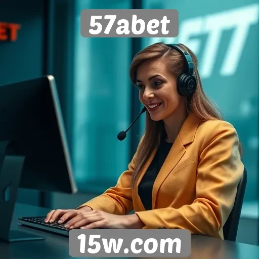 Suporte ao cliente do 57abet em foco